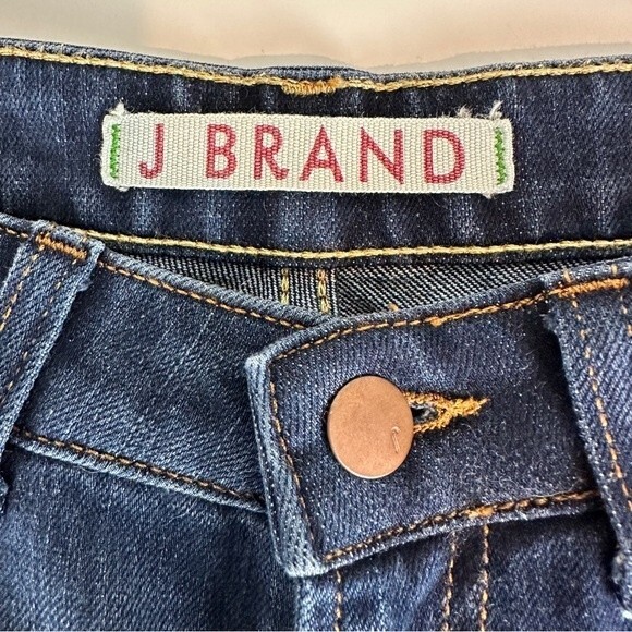 J Brand Straight Leg Dark Wash Jeans 27 - Picture 3 of 9